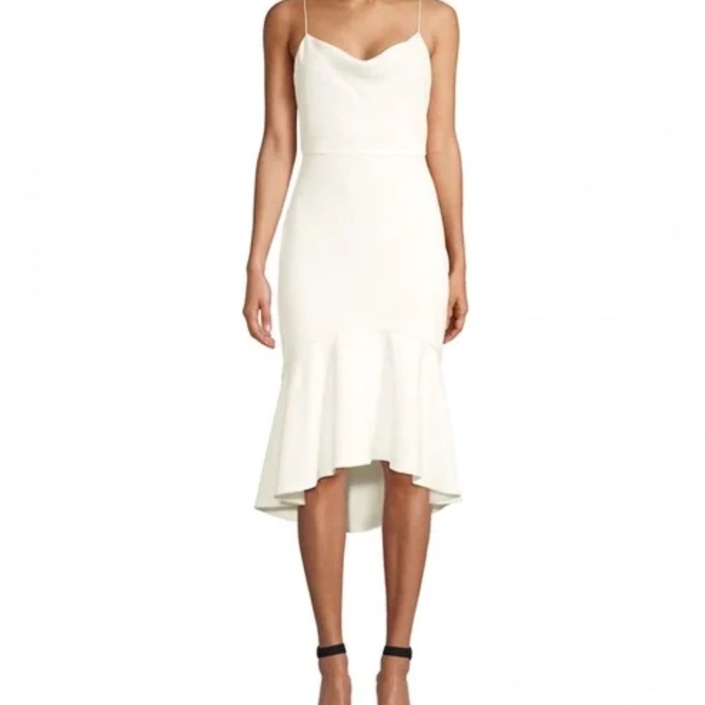 Alice + Olivia Midi Dress White Size 0